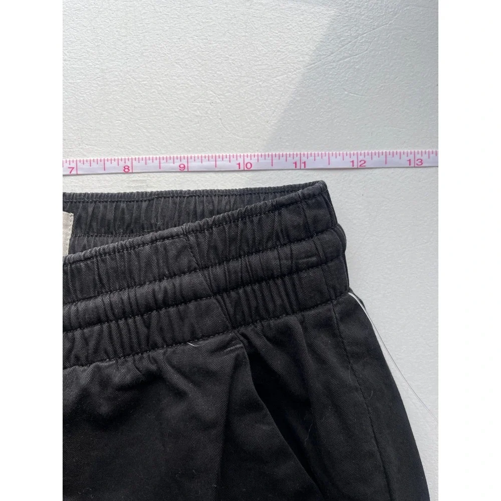Everlane Organic Cotton Jogger Pants Black Elastic Waist XXS